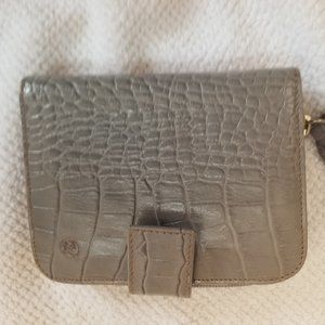 New embossed  leather wallet.